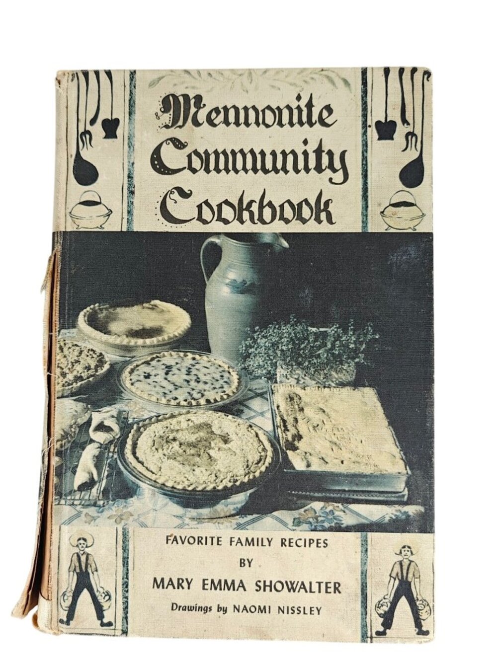 Vintage Mennonite Community Cookbook Mary Emma Showalter 1955 Sixth Printing HC